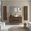 Mueble de baño sobre encimera Bequia Plus Metal suspendido 2 cajones 2 puertas 120cm de Salgar